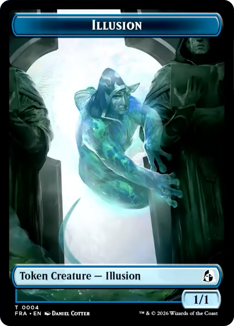 Illusion // Jace Double-Sided Token [Reality Fracture Tokens] | L.A. Mood Comics and Games
