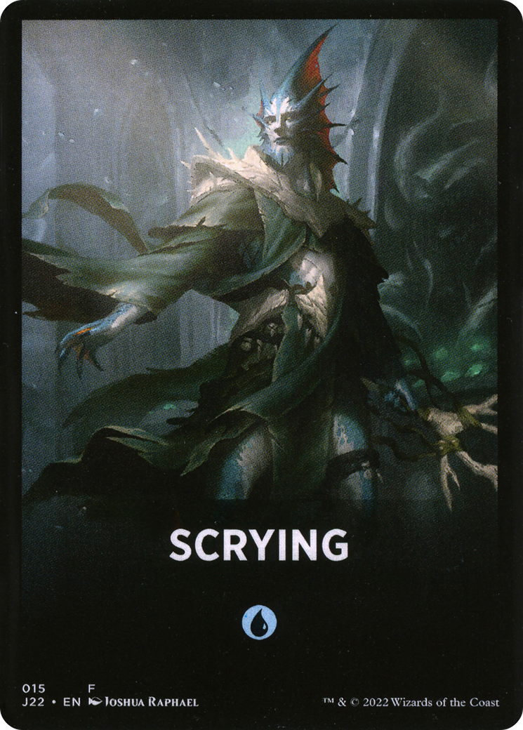 Scrying Theme Card [Jumpstart 2022 Front Cards] | L.A. Mood Comics and Games