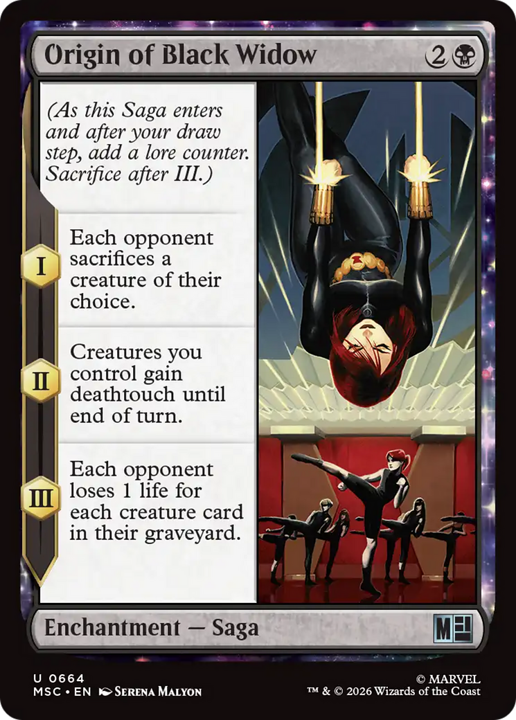 Origin of Black Widow [Marvel Super Heroes Commander] | L.A. Mood Comics and Games