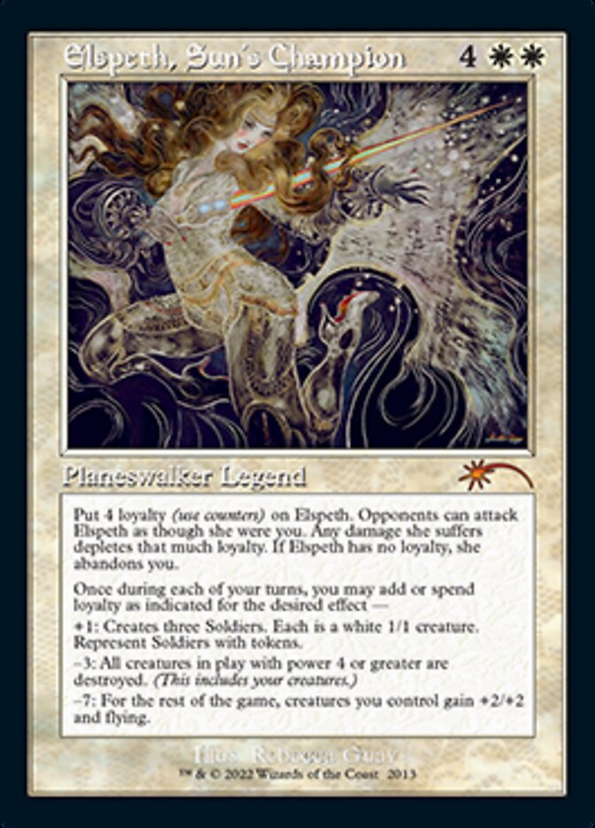 Elspeth, Sun's Champion (Retro) (2013) [Secret Lair Countdown Kit] | L.A. Mood Comics and Games