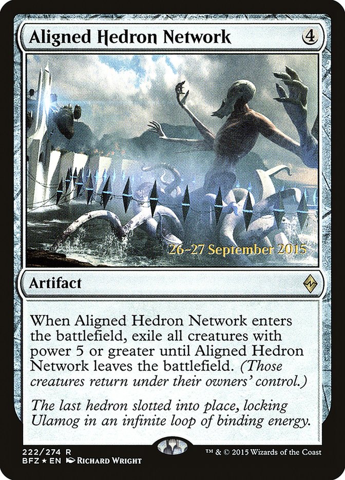 Aligned Hedron Network [Battle for Zendikar Prerelease Promos] | L.A. Mood Comics and Games