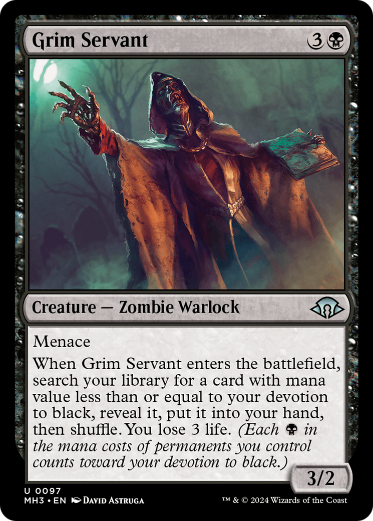 Grim Servant [Modern Horizons 3] | L.A. Mood Comics and Games