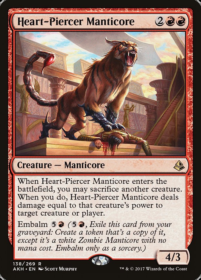 Heart-Piercer Manticore [Amonkhet] | L.A. Mood Comics and Games