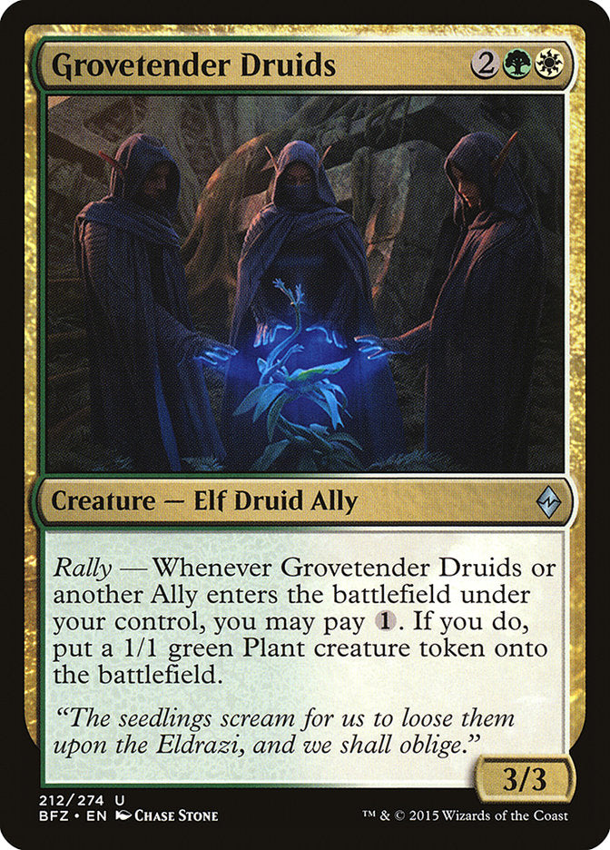 Grovetender Druids [Battle for Zendikar] | L.A. Mood Comics and Games