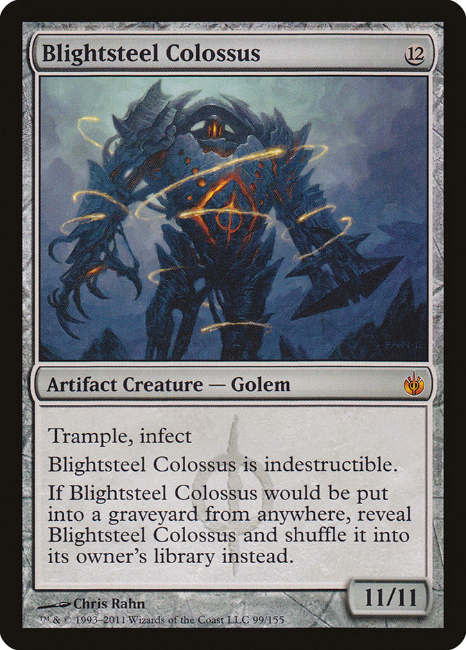 Blightsteel Colossus [Mirrodin Besieged] | L.A. Mood Comics and Games