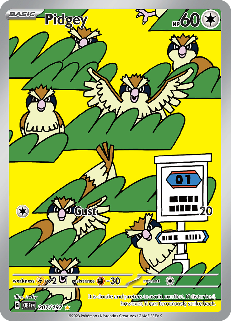Pidgey (207/197) [Scarlet & Violet: Obsidian Flames] | L.A. Mood Comics and Games