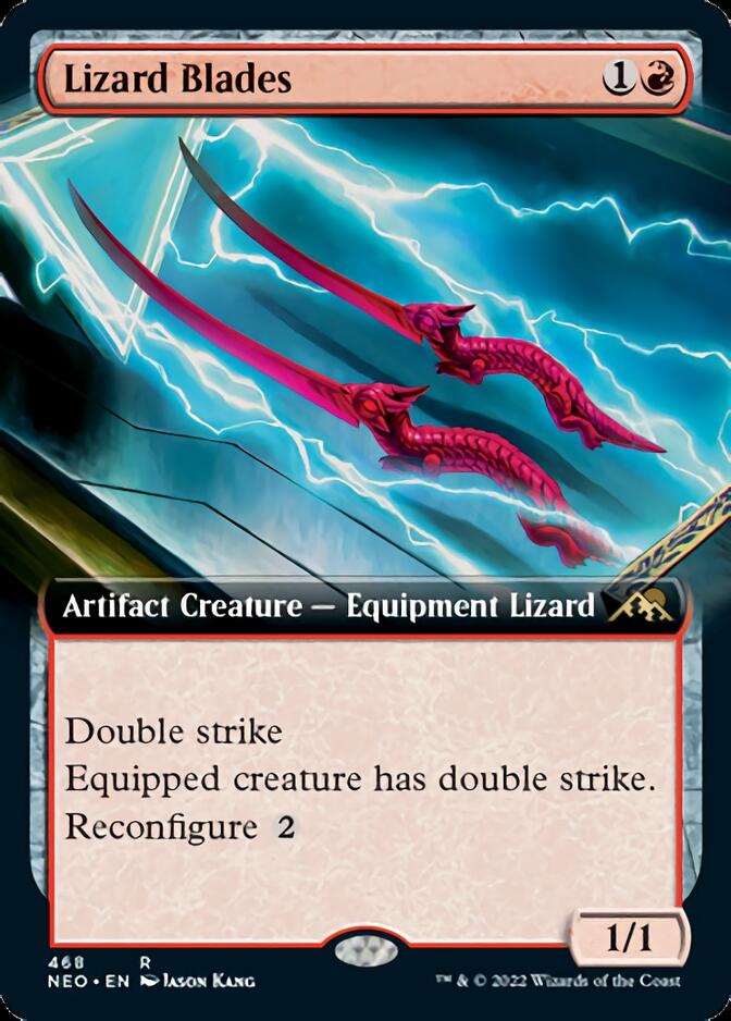 Lizard Blades (Extended Art) [Kamigawa: Neon Dynasty] | L.A. Mood Comics and Games