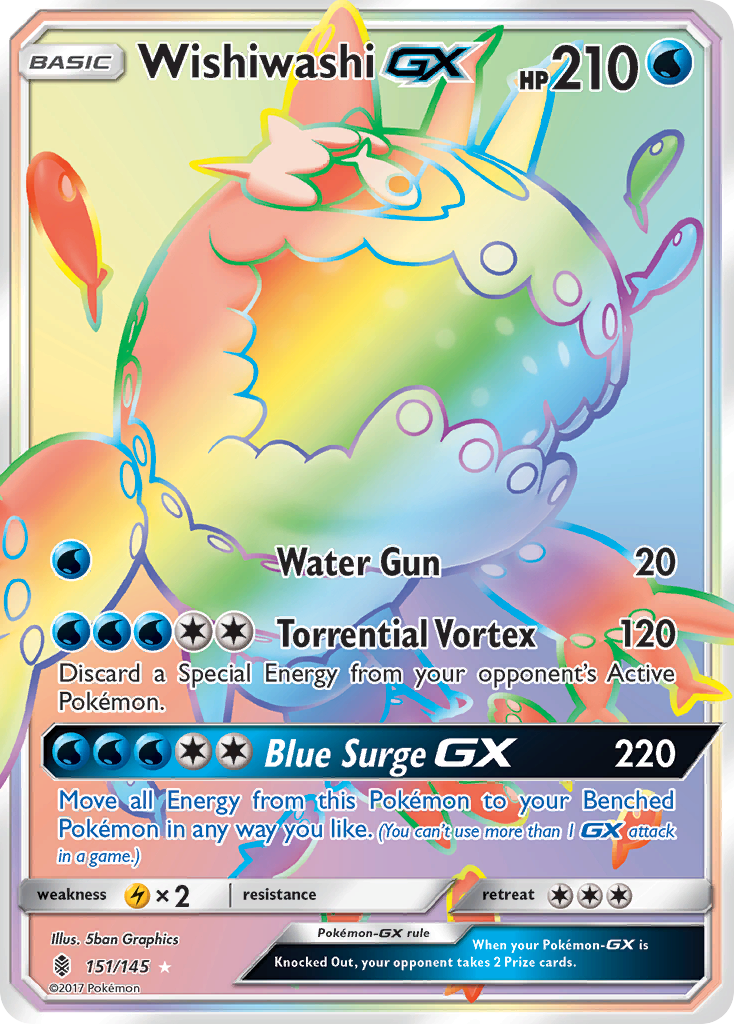 Wishiwashi GX (151/145) [Sun & Moon: Guardians Rising] | L.A. Mood Comics and Games