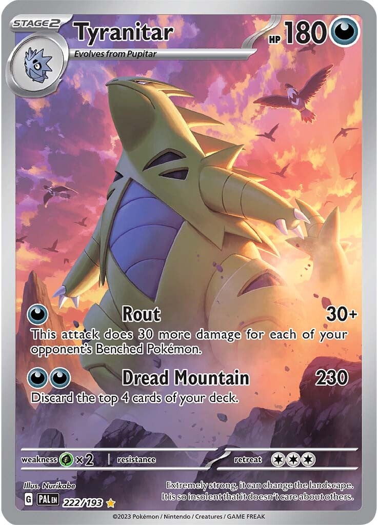 Tyranitar (222/193) [Scarlet & Violet: Paldea Evolved] | L.A. Mood Comics and Games