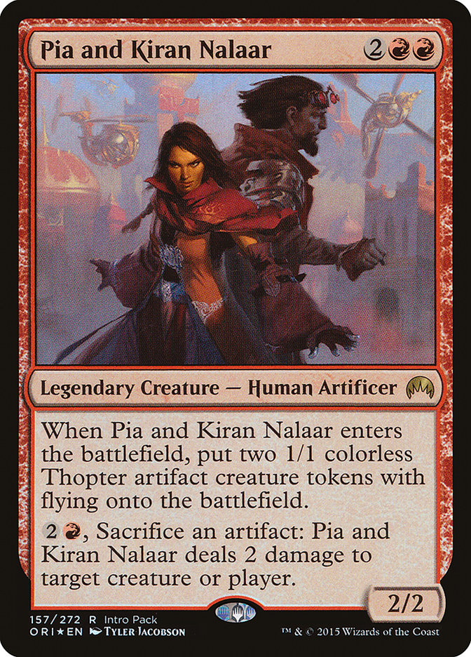 Pia and Kiran Nalaar (Intro Pack) [Magic Origins Promos] | L.A. Mood Comics and Games