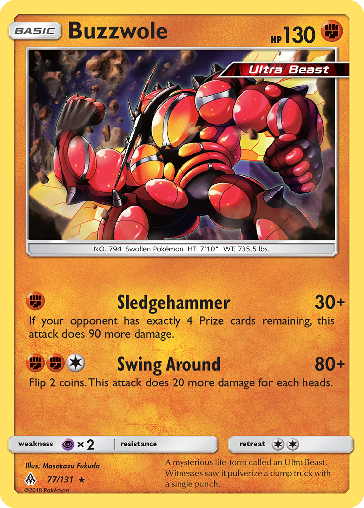 Buzzwole (77/131) [Sun & Moon: Forbidden Light] | L.A. Mood Comics and Games