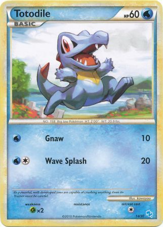 Totodile (14/30) [HeartGold & SoulSilver: Trainer Kit - Gyarados] | L.A. Mood Comics and Games