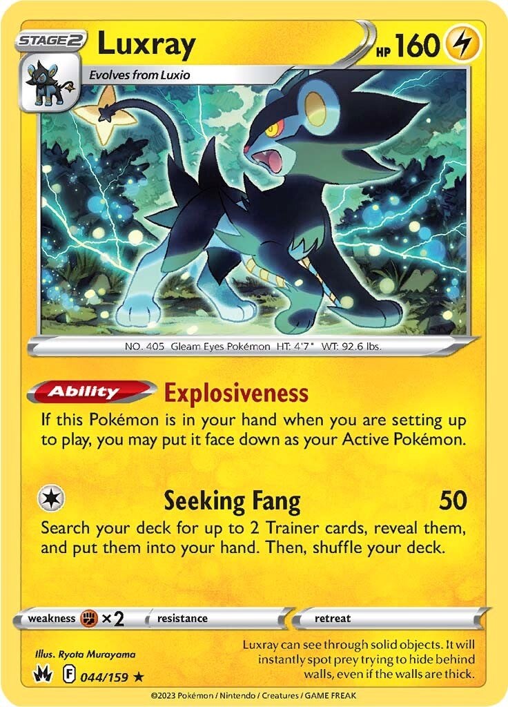 Luxray (044/159) (44) [Sword & Shield: Crown Zenith] | L.A. Mood Comics and Games