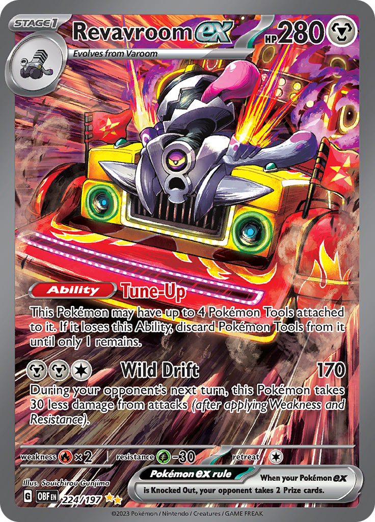 Revavroom ex (224/197) [Scarlet & Violet: Obsidian Flames] | L.A. Mood Comics and Games
