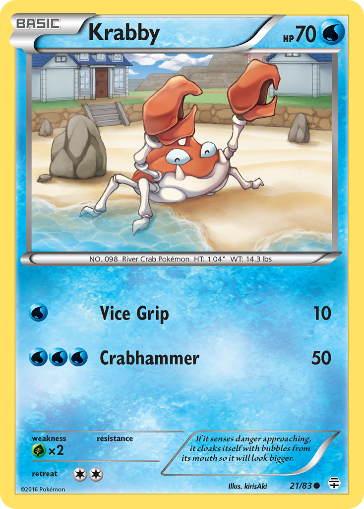 Krabby (21/83) [XY: Generations] | L.A. Mood Comics and Games