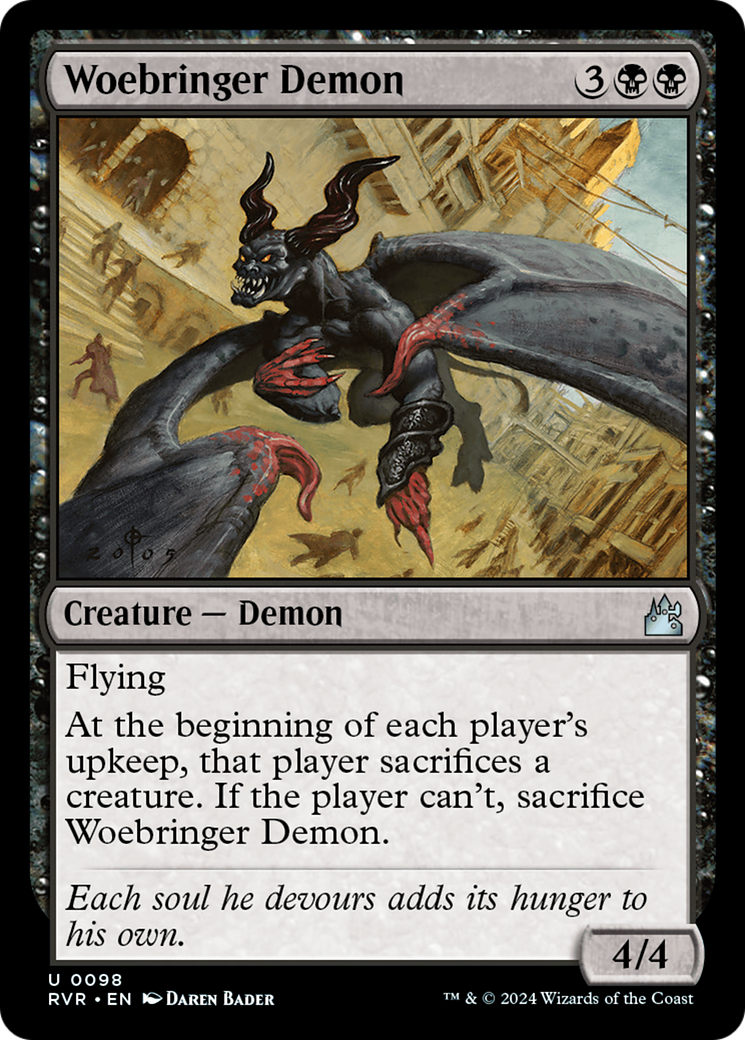 Woebringer Demon [Ravnica Remastered] | L.A. Mood Comics and Games