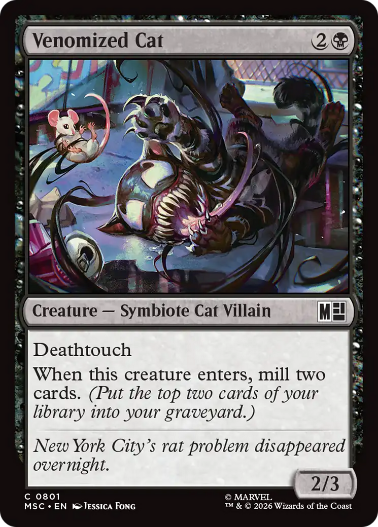 Venomized Cat [Marvel Super Heroes Commander] | L.A. Mood Comics and Games