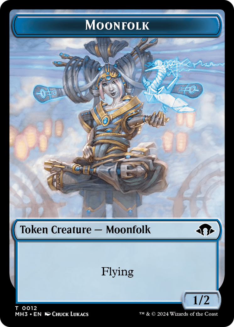 Moonfolk Token [Modern Horizons 3 Tokens] | L.A. Mood Comics and Games