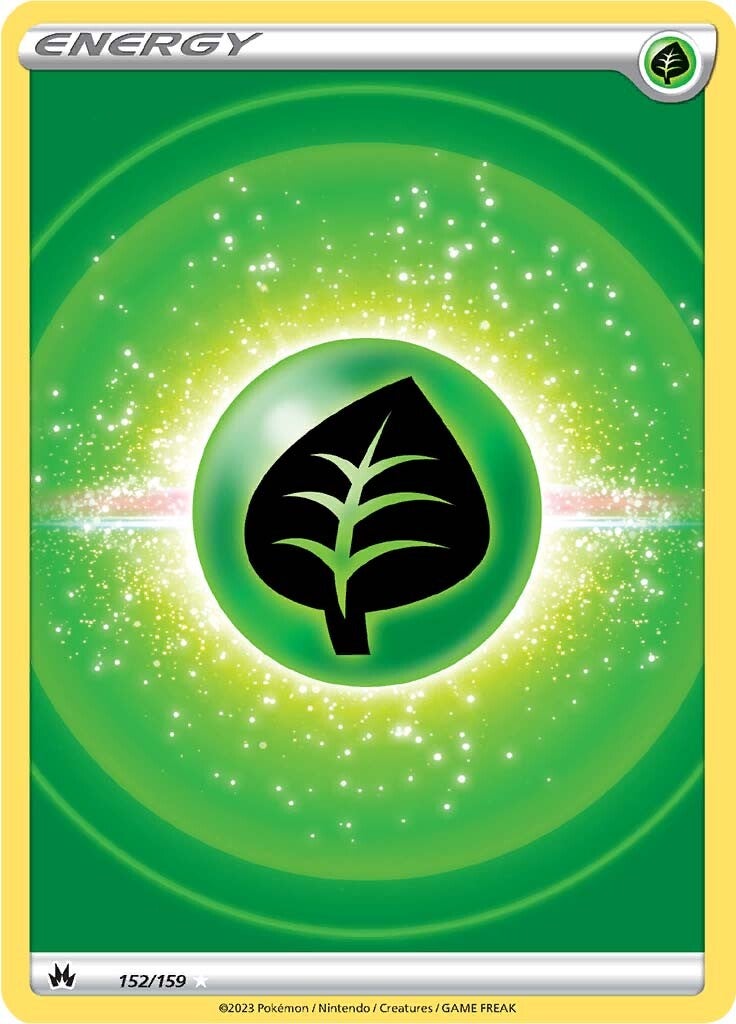 Grass Energy (152/159) (Texture Full Art) [Sword & Shield: Crown Zenith] | L.A. Mood Comics and Games