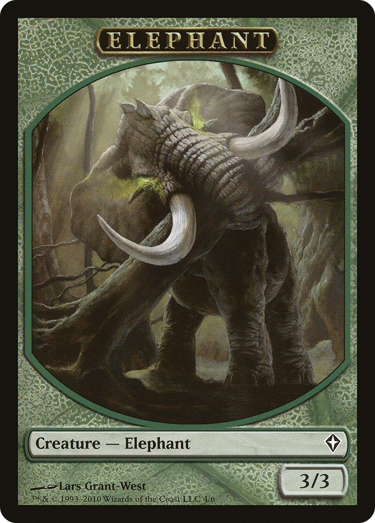 Angel // Elephant Double-Sided Token [Marvel Super Heroes Commander Tokens] | L.A. Mood Comics and Games