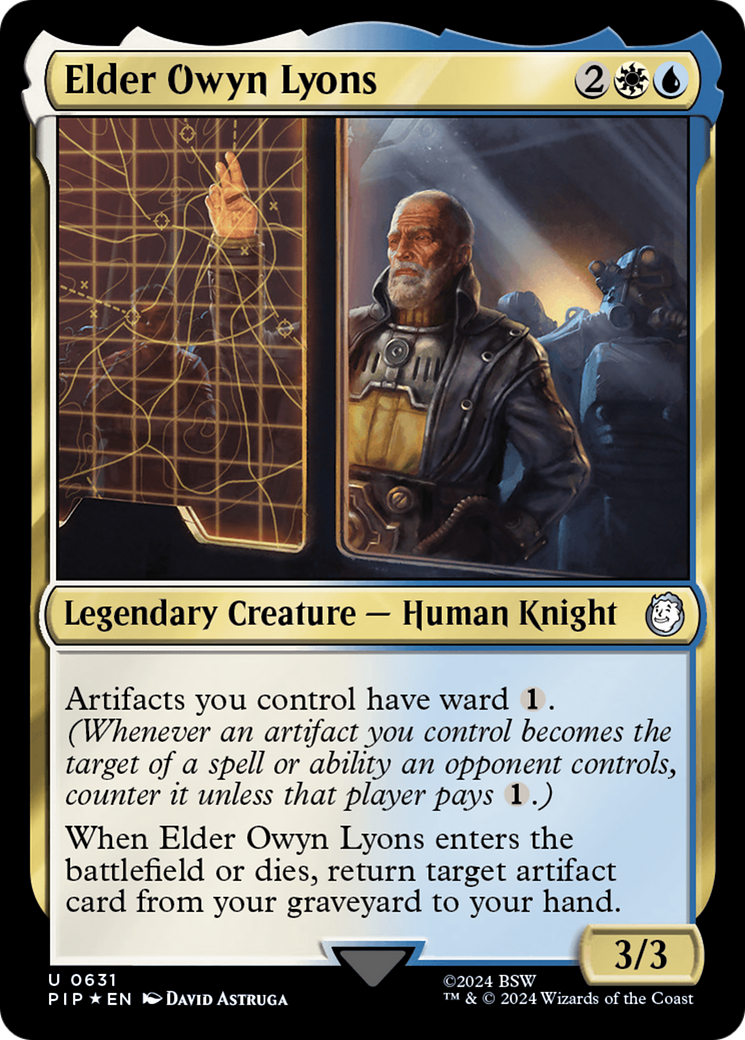 Elder Owyn Lyons (Surge Foil) [Fallout] | L.A. Mood Comics and Games