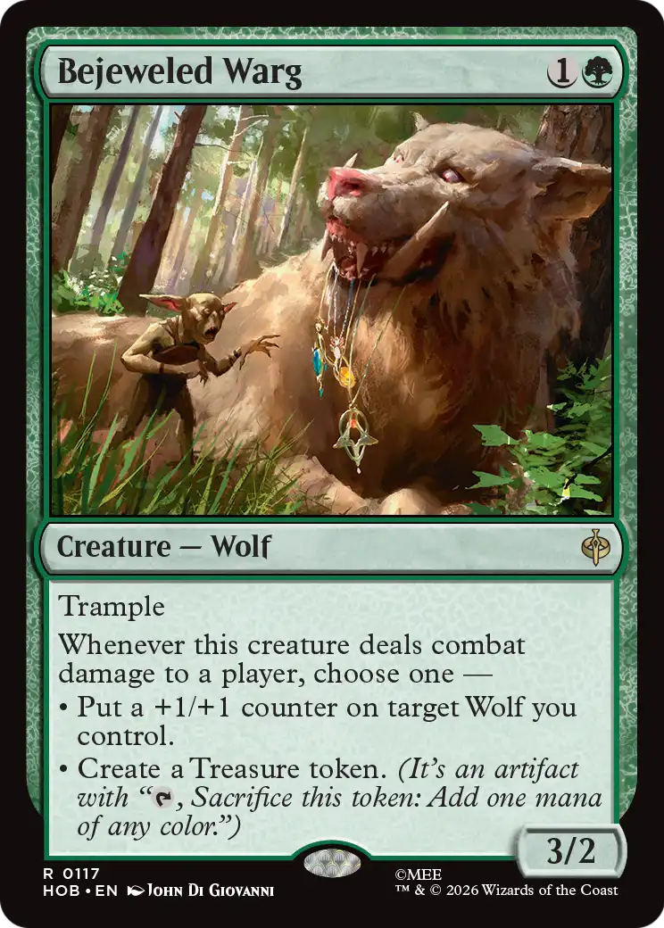 Bejeweled Warg [The Hobbit] | L.A. Mood Comics and Games
