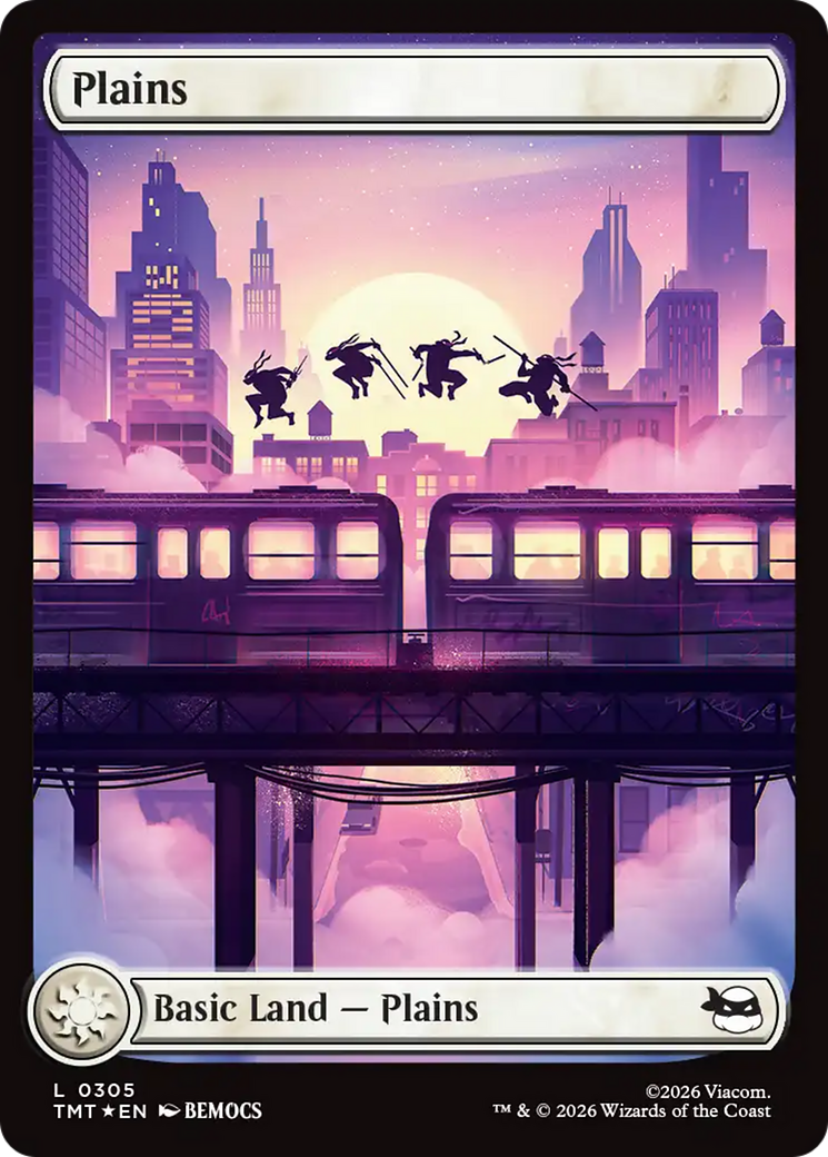Plains (0305) (Surge Foil) [Teenage Mutant Ninja Turtles] | L.A. Mood Comics and Games