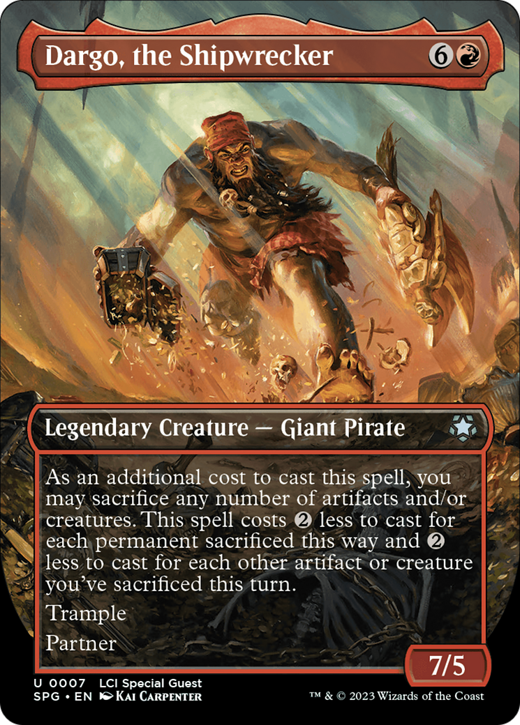 Dargo, the Shipwrecker (Borderless) [The Lost Caverns of Ixalan Special Guests] | L.A. Mood Comics and Games
