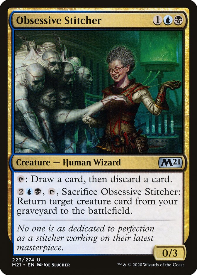 Obsessive Stitcher [Core Set 2021] | L.A. Mood Comics and Games