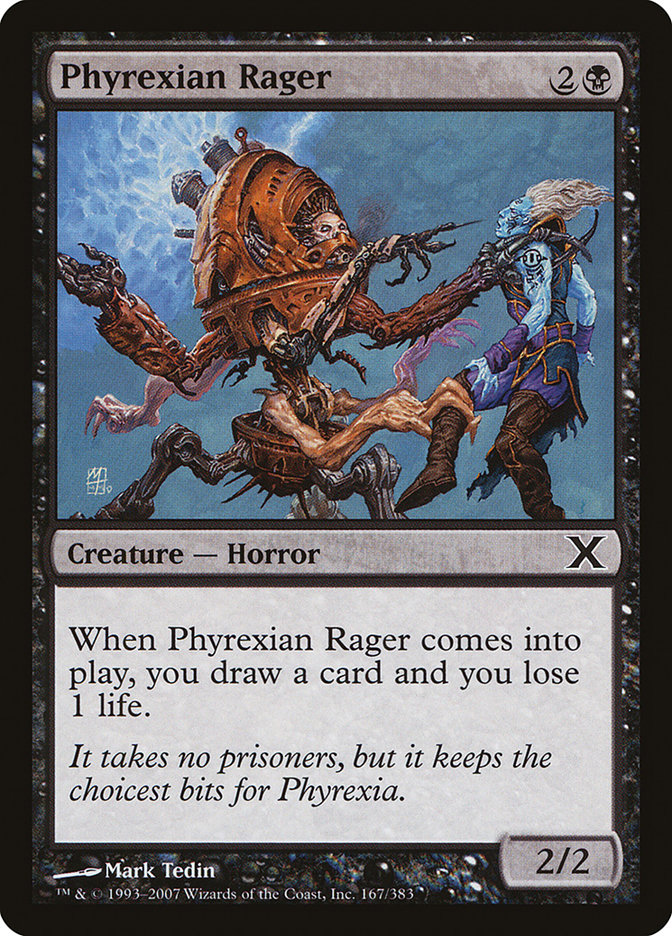 Phyrexian Rager [Tenth Edition] | L.A. Mood Comics and Games
