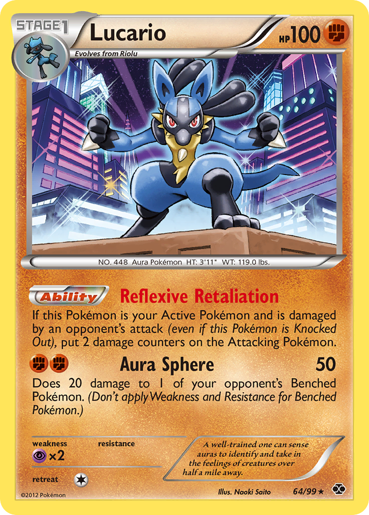 Lucario (64/99) [Black & White: Next Destinies] | L.A. Mood Comics and Games