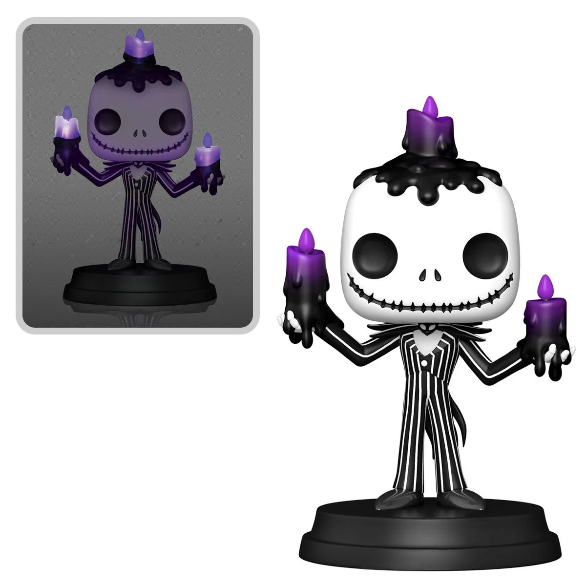 The Nightmare Before Christmas Jack Skellington Halloween Light-Up Super Funko Pop! Vinyl Figure #1501 | L.A. Mood Comics and Games