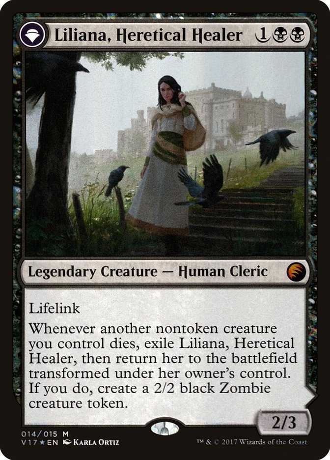 Liliana, Heretical Healer // Liliana, Defiant Necromancer [From the Vault: Transform] | L.A. Mood Comics and Games