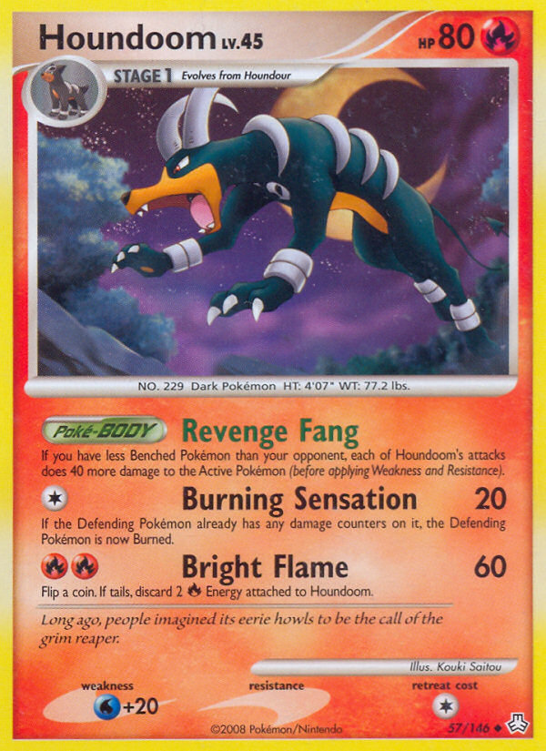 Houndoom (57/146) [Diamond & Pearl: Legends Awakened] | L.A. Mood Comics and Games