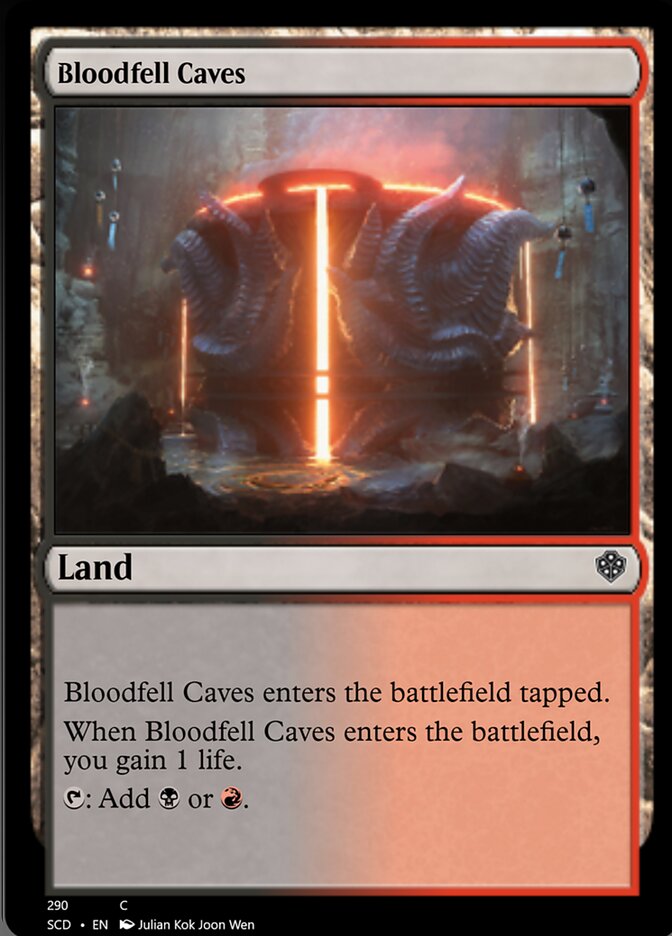 Bloodfell Caves [Starter Commander Decks] | L.A. Mood Comics and Games