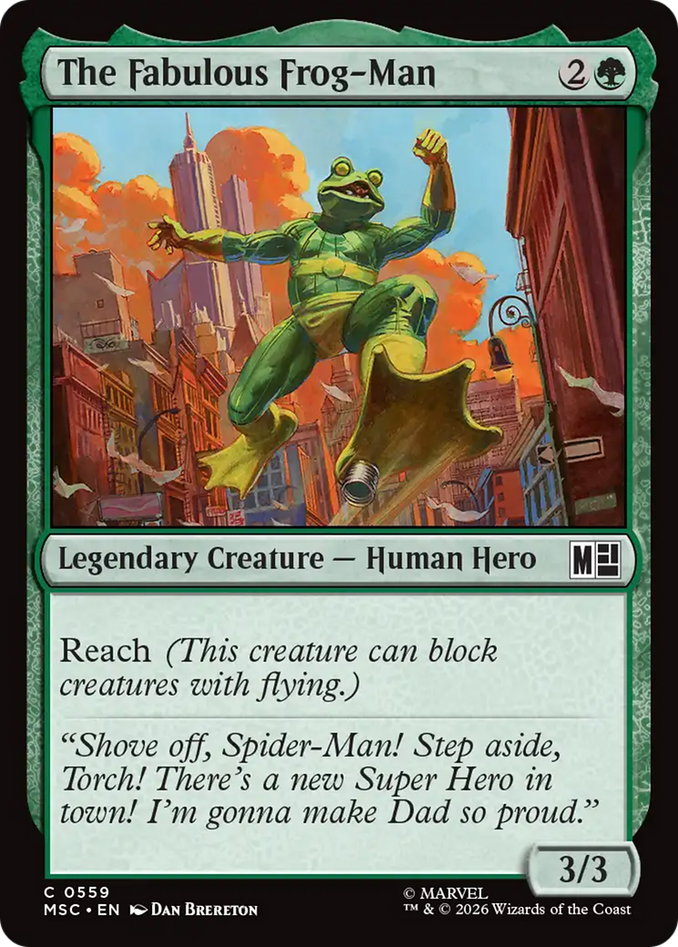 The Fabulous Frog-Man [Marvel Super Heroes Commander] | L.A. Mood Comics and Games