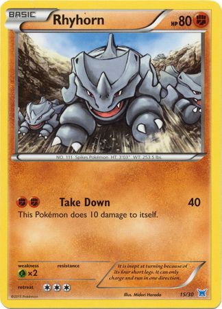 Rhyhorn (15/30) [XY: Trainer Kit 2 - Latios] | L.A. Mood Comics and Games