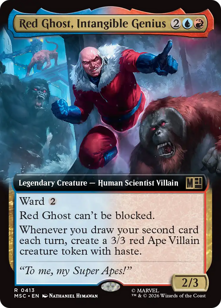 Red Ghost, Intangible Genius (Extended Art) [Marvel Super Heroes Commander] | L.A. Mood Comics and Games