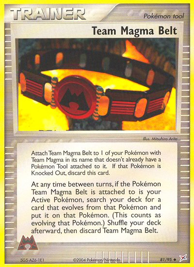 Team Magma Belt (81/95) [EX: Team Magma vs Team Aqua] | L.A. Mood Comics and Games