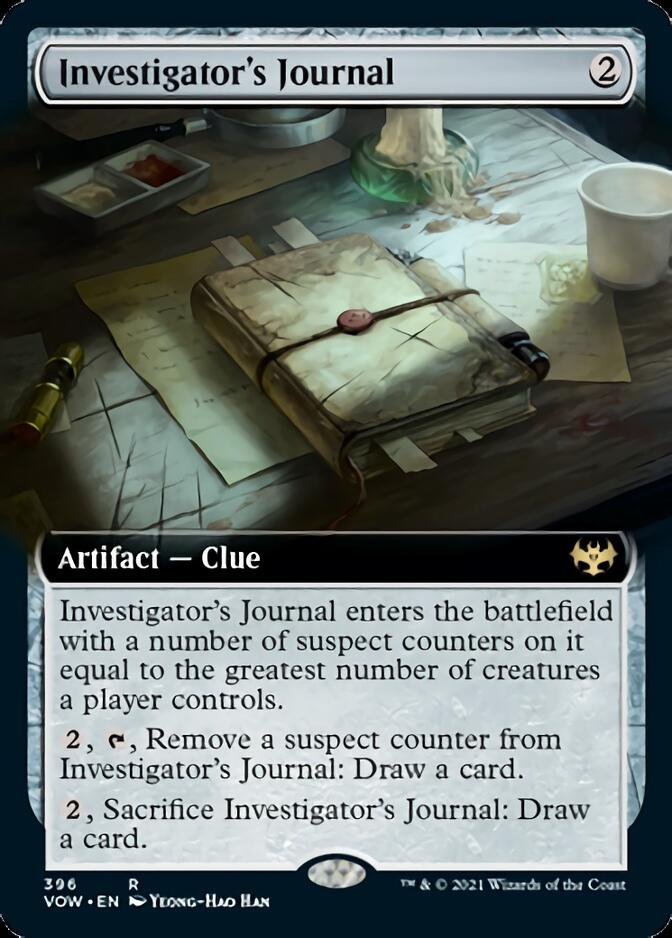 Investigator's Journal (Extended Art) [Innistrad: Crimson Vow] | L.A. Mood Comics and Games