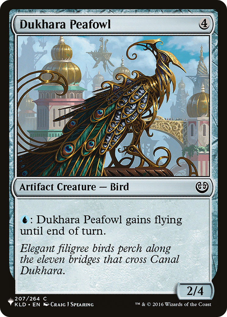 Dukhara Peafowl [The List] | L.A. Mood Comics and Games