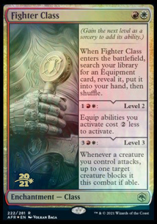 Fighter Class [Dungeons & Dragons: Adventures in the Forgotten Realms Prerelease Promos] | L.A. Mood Comics and Games