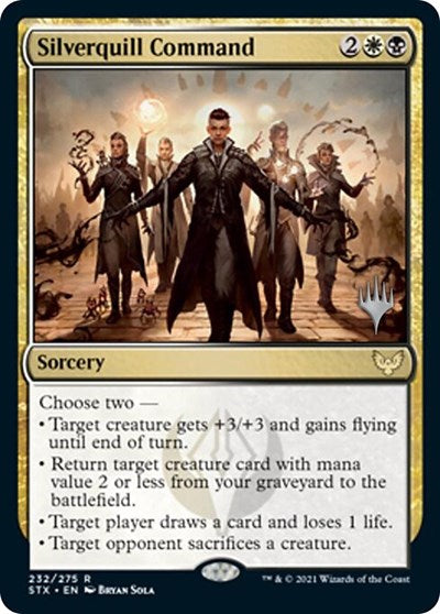 Silverquill Command (Promo Pack) [Strixhaven: School of Mages Promos] | L.A. Mood Comics and Games