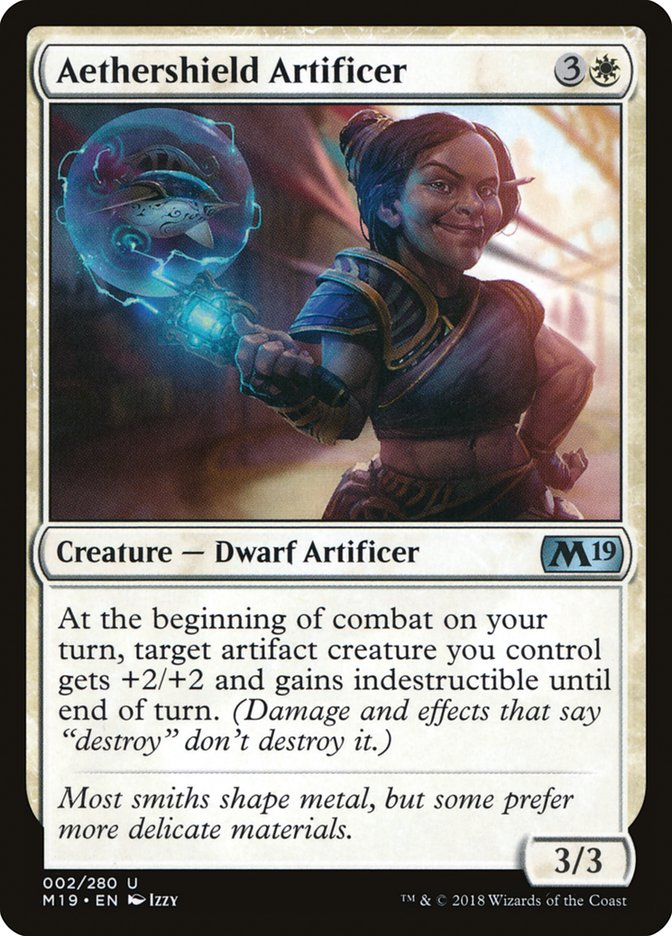 Aethershield Artificer [Core Set 2019] | L.A. Mood Comics and Games