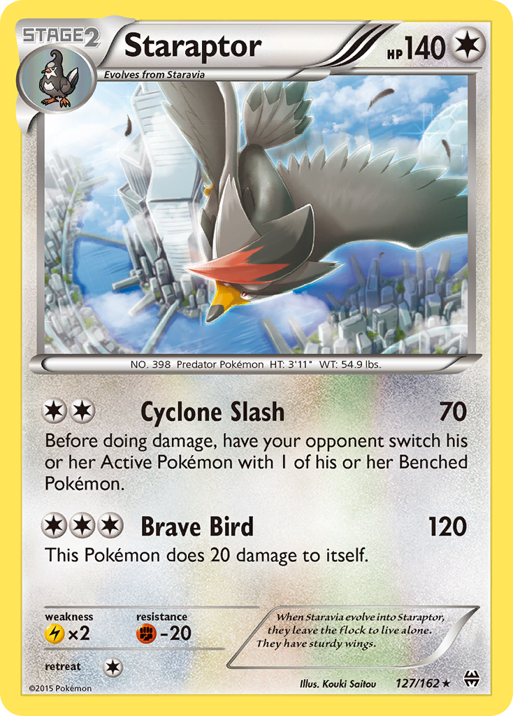 Staraptor (127/162) [XY: BREAKthrough] | L.A. Mood Comics and Games