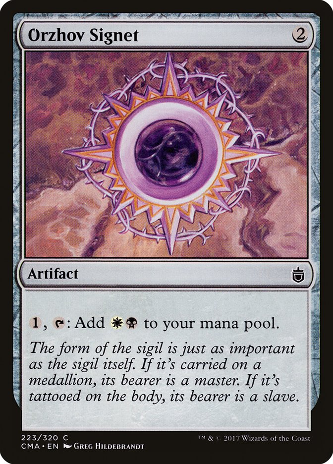 Orzhov Signet [Commander Anthology] | L.A. Mood Comics and Games