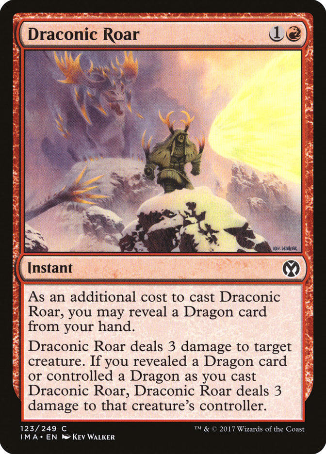 Draconic Roar [Iconic Masters] | L.A. Mood Comics and Games