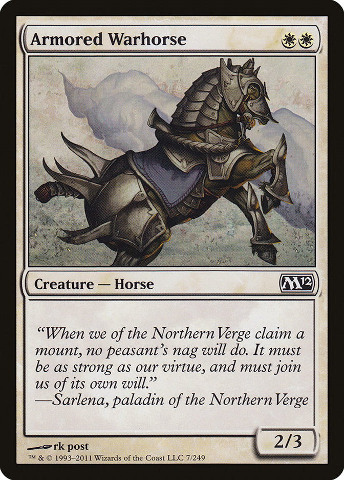 Armored Warhorse [Magic 2012] | L.A. Mood Comics and Games