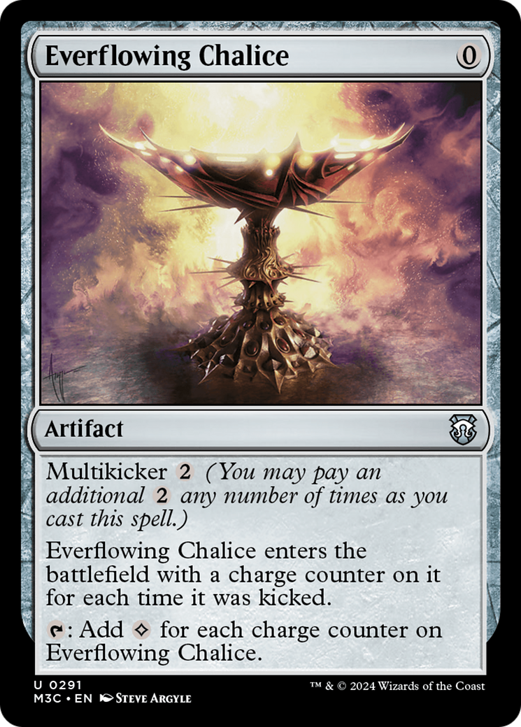 Everflowing Chalice (Ripple Foil) [Modern Horizons 3 Commander] | L.A. Mood Comics and Games