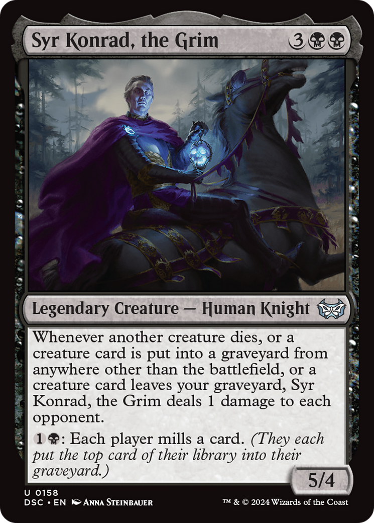 Syr Konrad, the Grim [Duskmourn: House of Horror Commander] | L.A. Mood Comics and Games